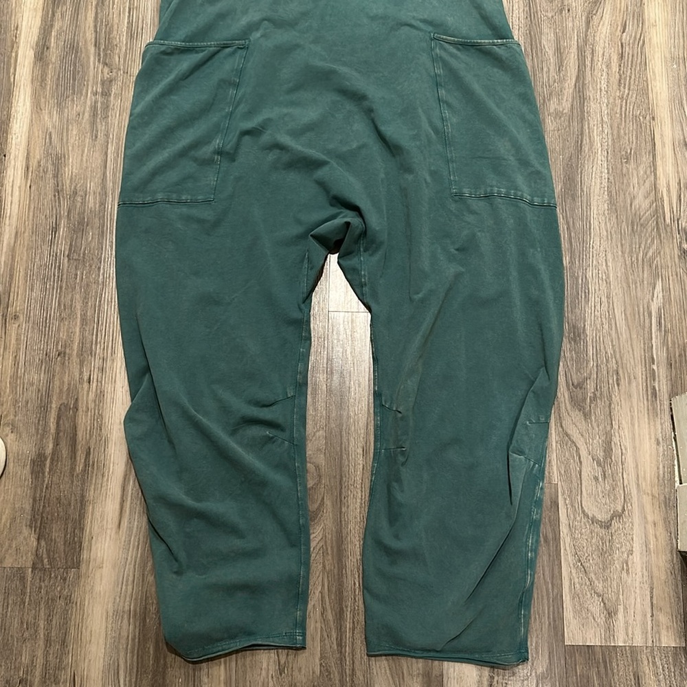 FP Movement by Free People Dark Green Jumpsuit Romper - Picture 2 of 3